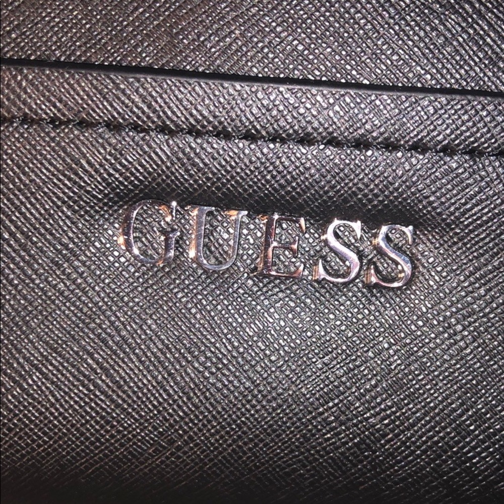 Black Guess clutch purse
